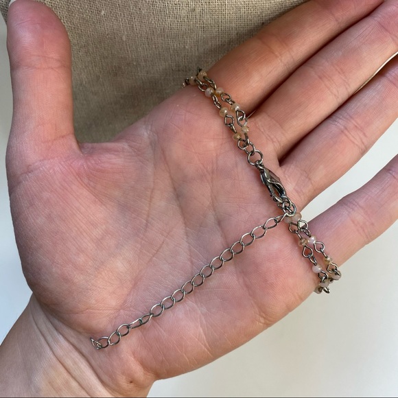 PINK BEADED CHOKER NECKLACE - Picture 2 of 4